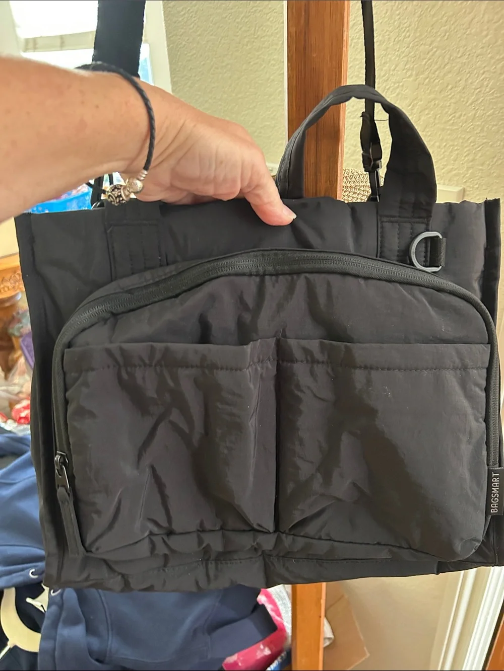Bagsmart Black Women’s Crossbody Organizer Bag - Unbranded Many Pockets